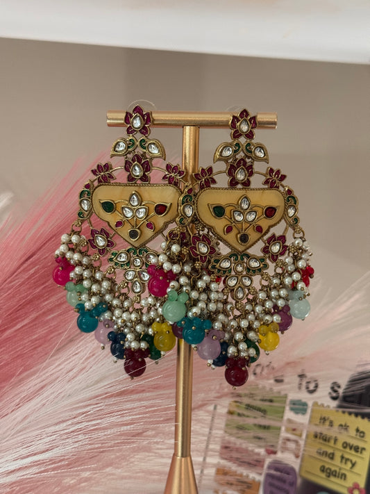 FMC675 - Kundan Earrings