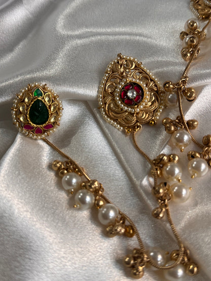 FMC2535 - Brass (Kashmiri) Earrings