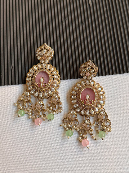 FMC433 - Kundan Earrings