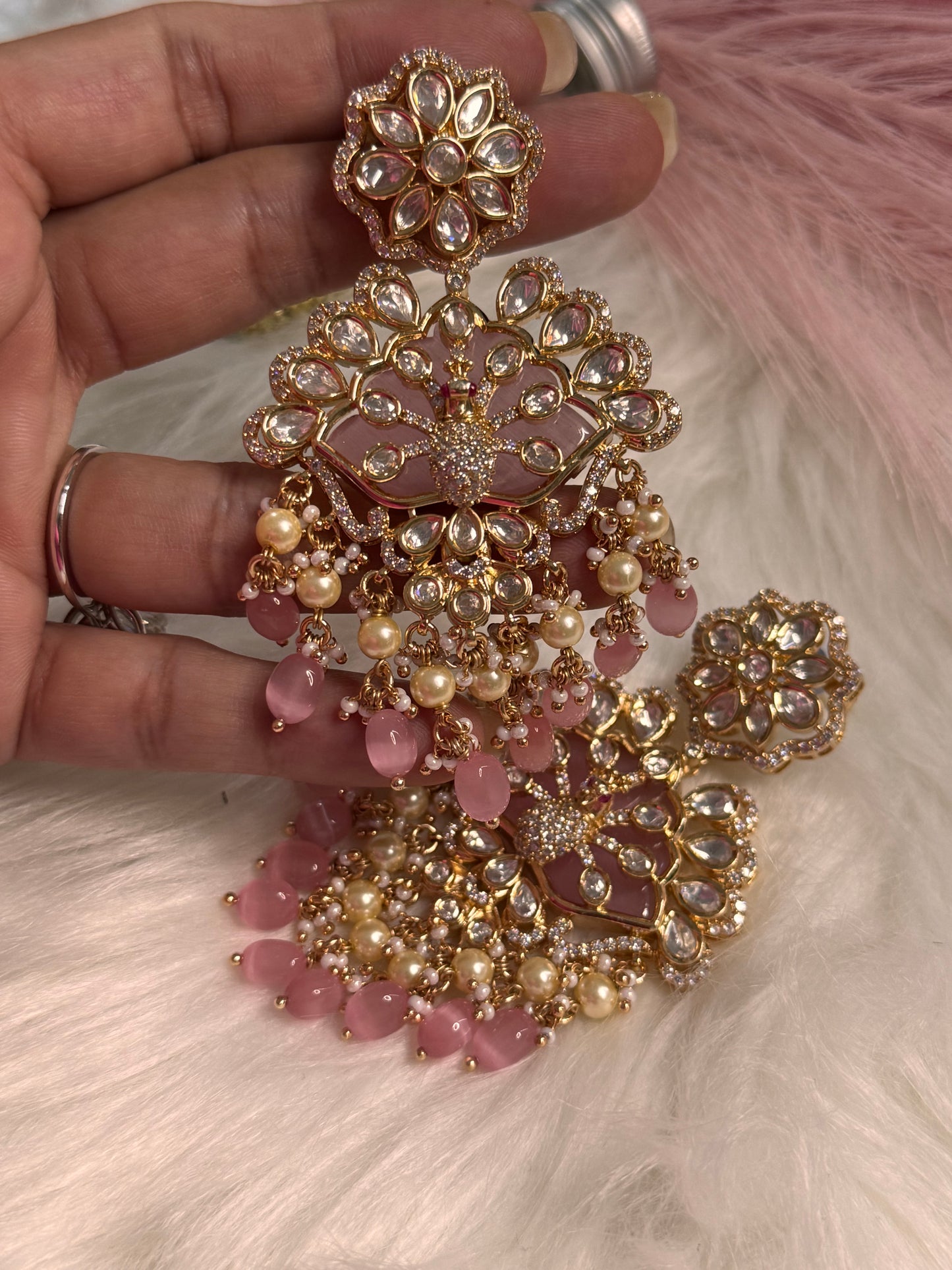 FMC2640 - Uncut Kundan Earrings