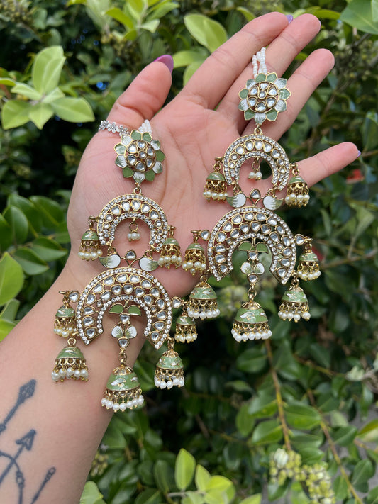 FMC245 - Kundan Earrings - $10 OFF