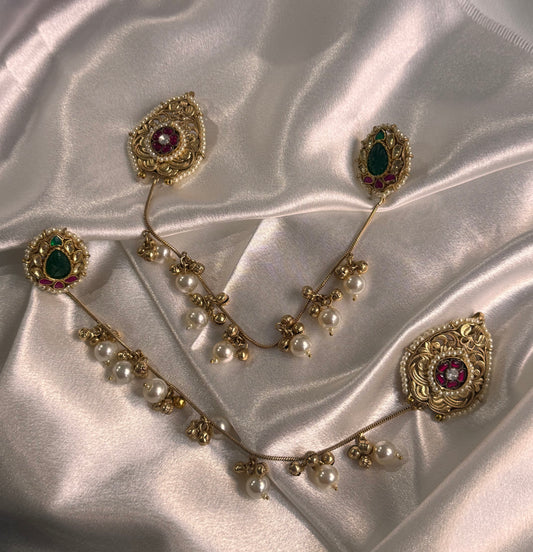 FMC2535 - Brass (Kashmiri) Earrings