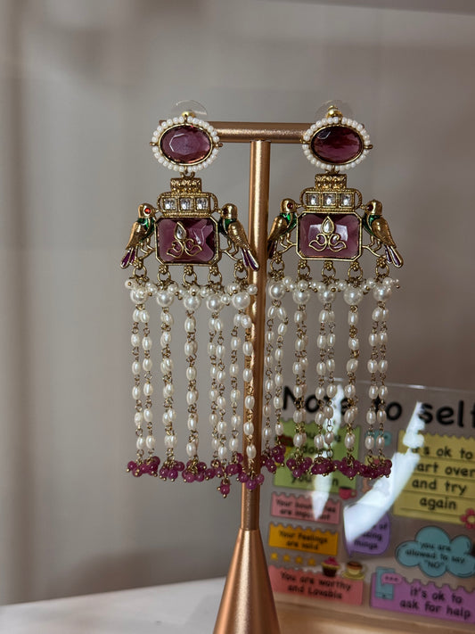 FMC490 - Kundan Earrings