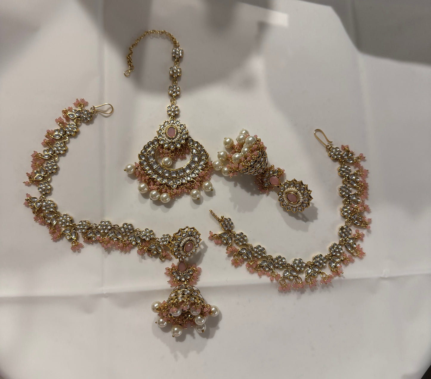 FMC210 - Kundan Jhumki Sahara set