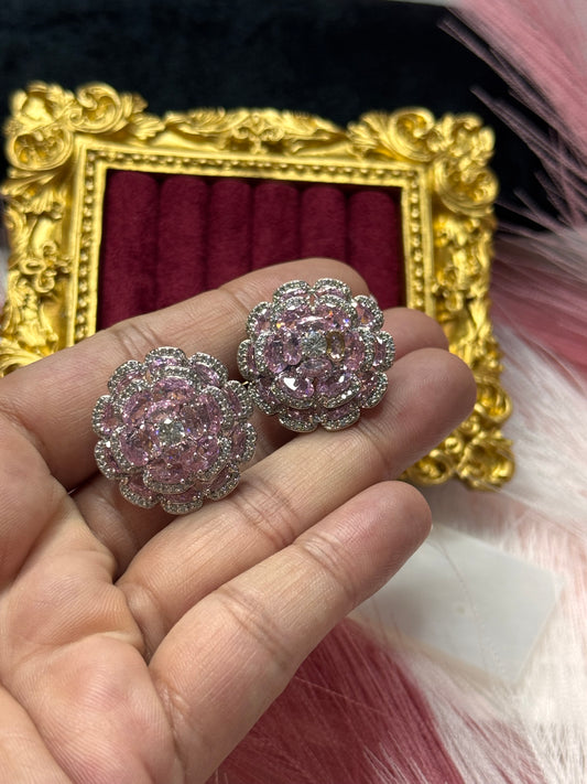 FMC1122 - WGP 3D Floral Stud Earrings