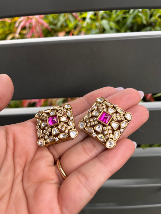 FMC301 - Uncut Kundan Studs