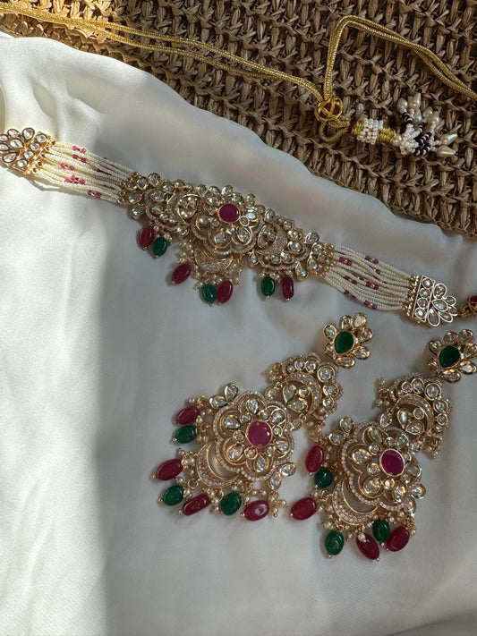 FMC4480 - Uncut Kundan Necklace