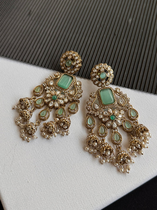 FMC765 - Kundan Earrings