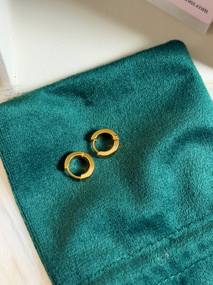 FMC509 - Gold Plated Hoops