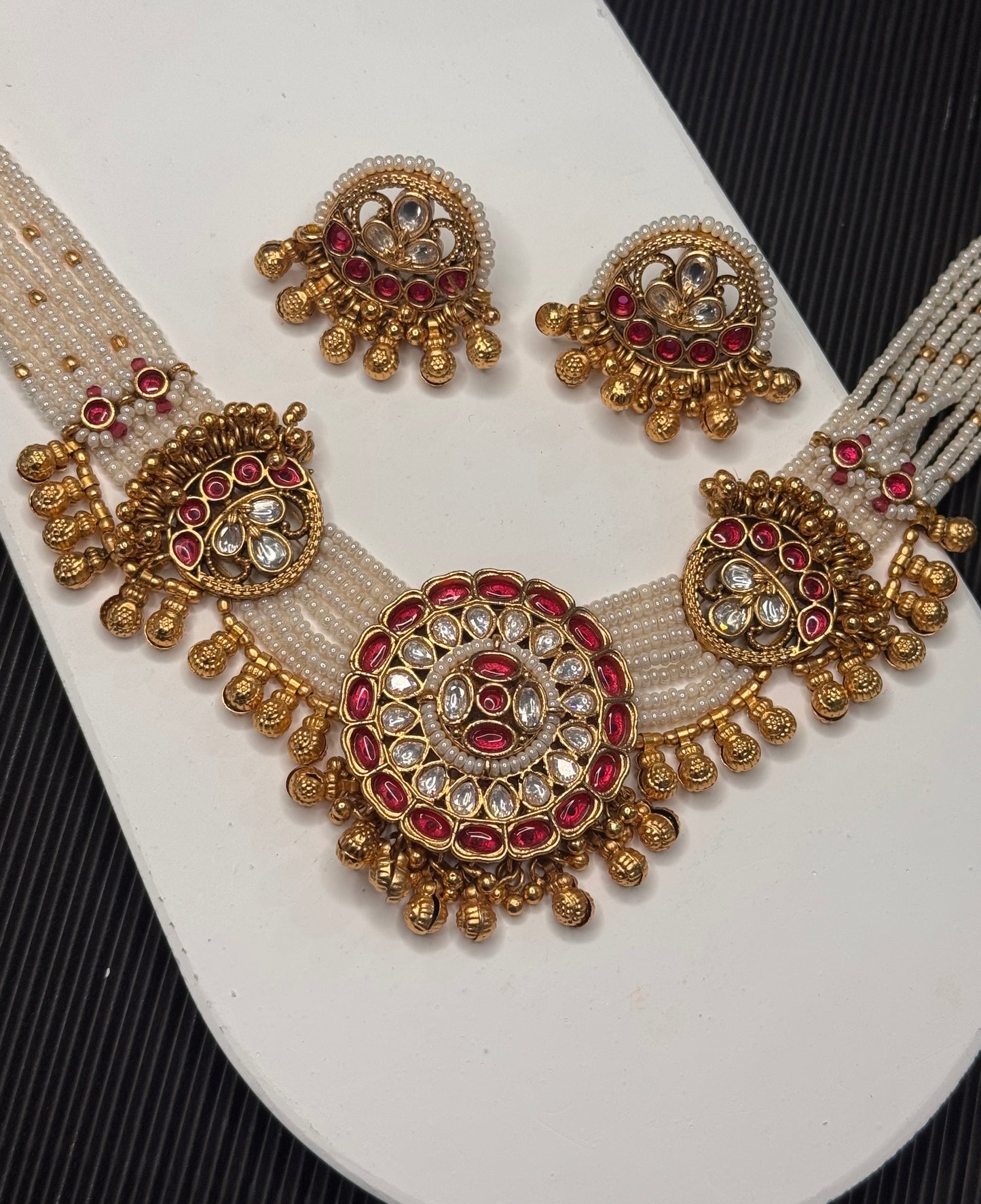 FMC2665 - Uncut Kundan Necklace