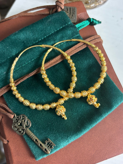 FMC9000 - Gold Plated  Traditional Hoops