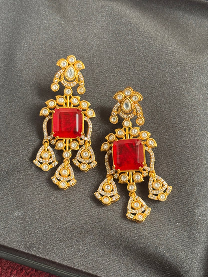 FMC789 - Mossanite Earrings
