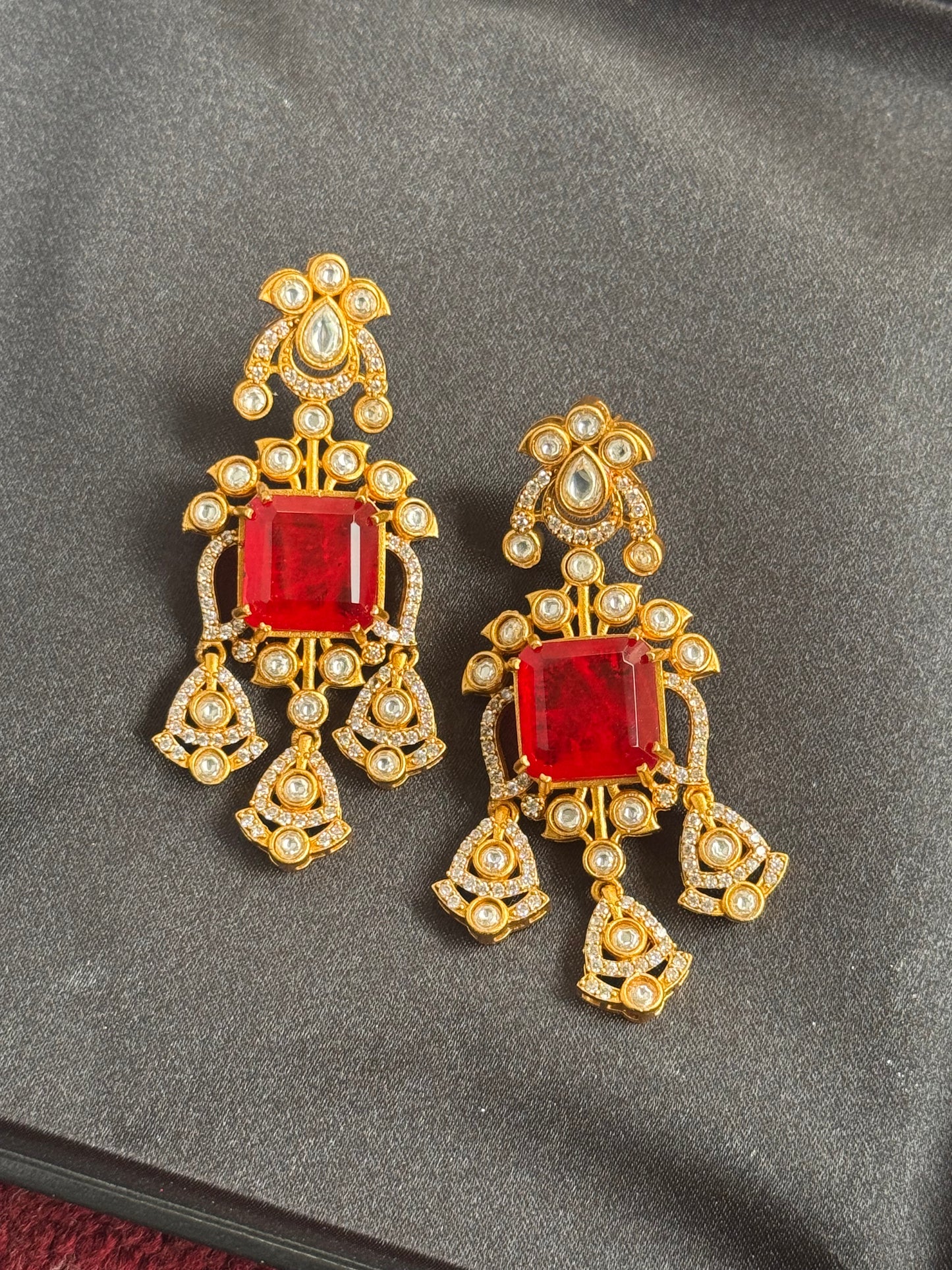 FMC789 - Mossanite Earrings