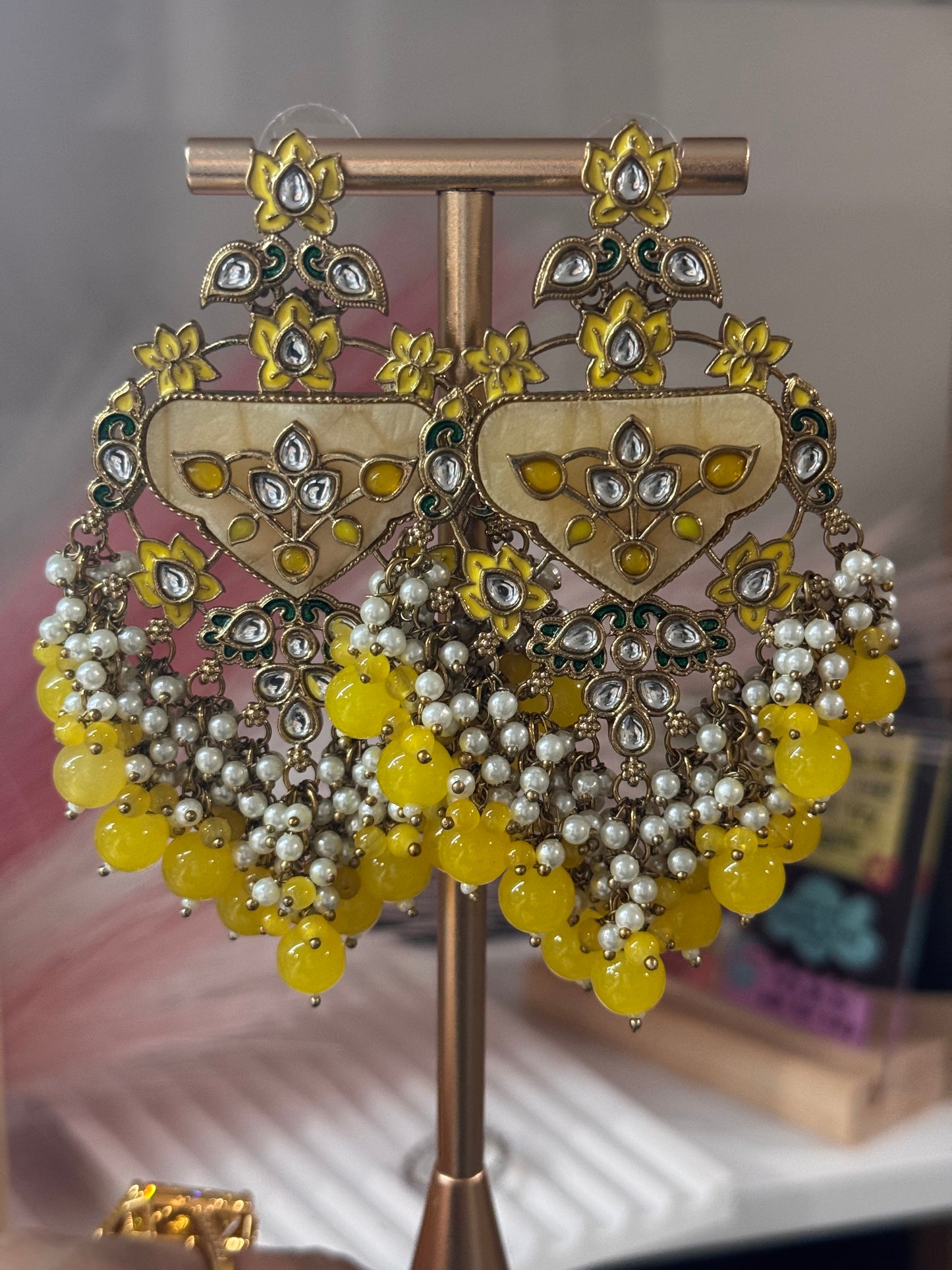 FMC675 - Kundan Earrings