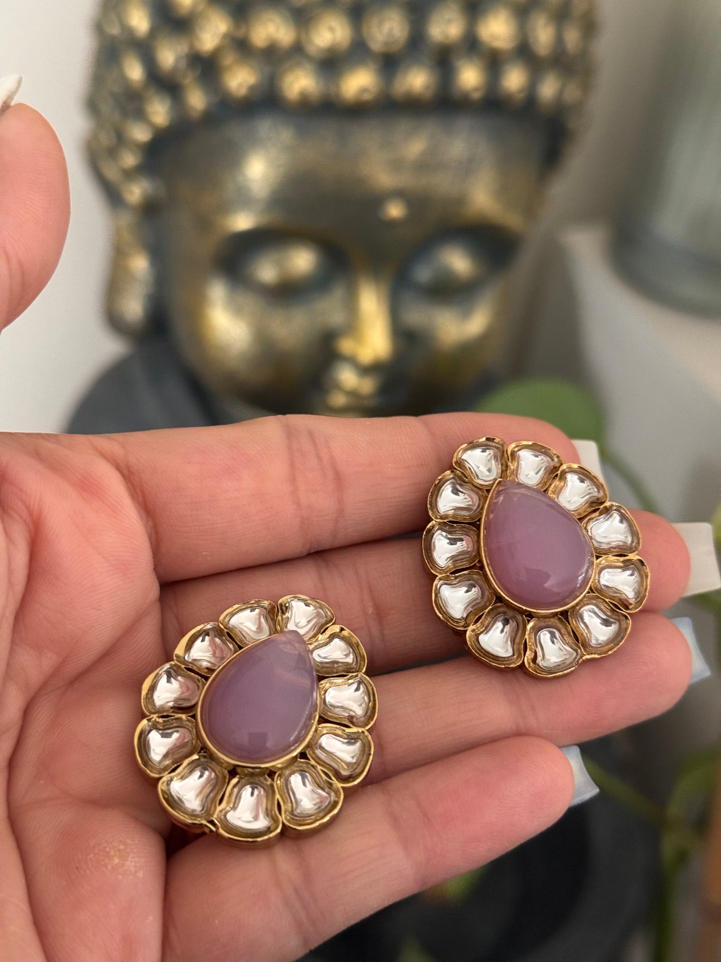FMC151 - Kundan Stud Earrings