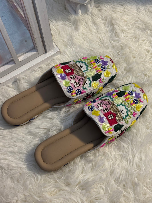 FMC4002 - Hand Embroidered Heels