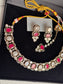 FMC1980 - Mossanite Kundan Necklace
