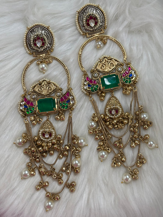 FMC1655 - Kashmiri Earrings