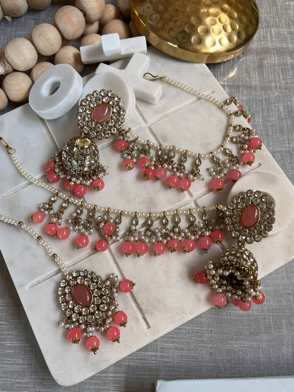 FMC566- Polki Necklace Set