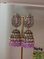FMC595 - Kundan Jhumki Earrings