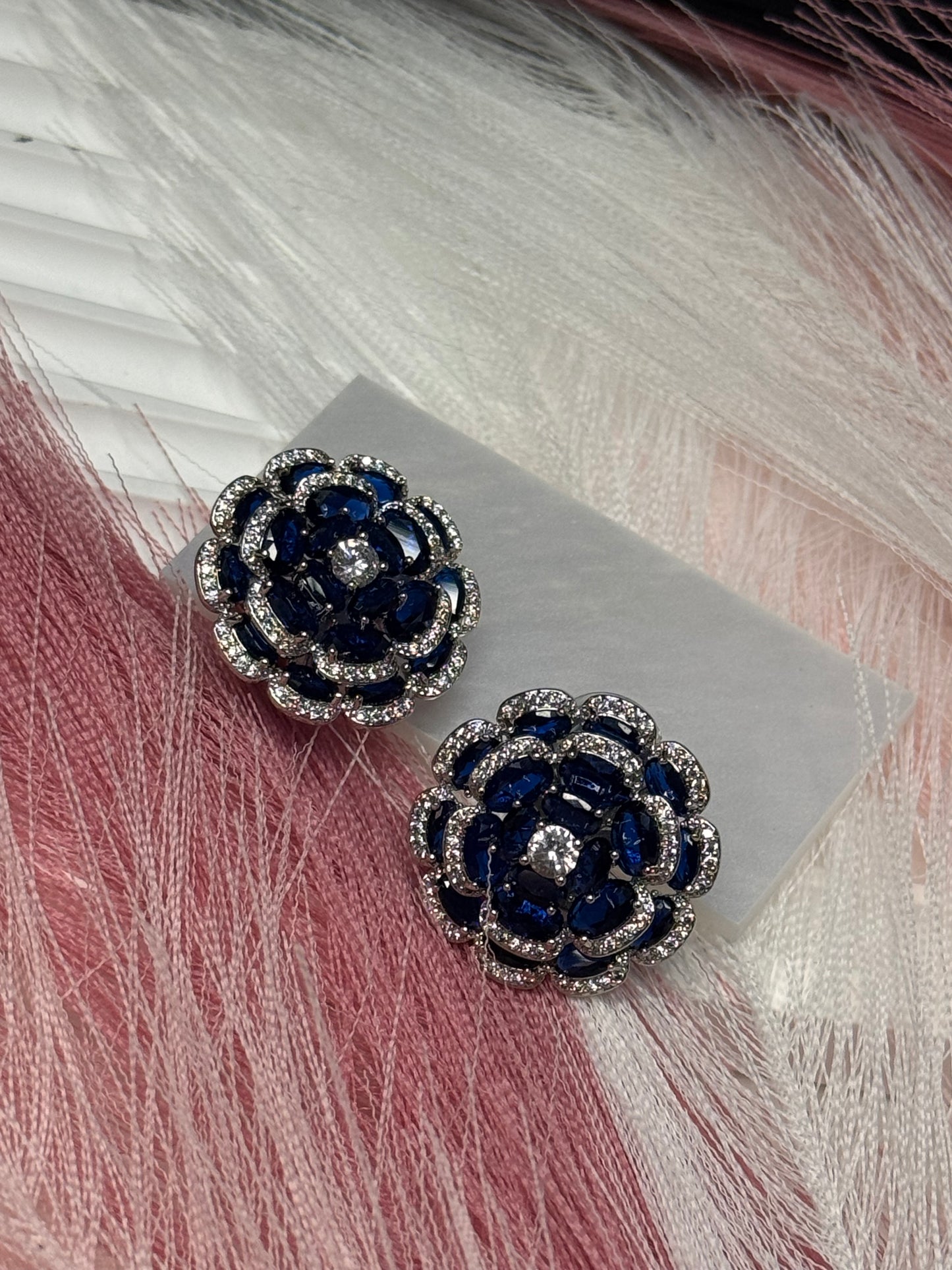 FMC1122 - WGP 3D Floral Stud Earrings