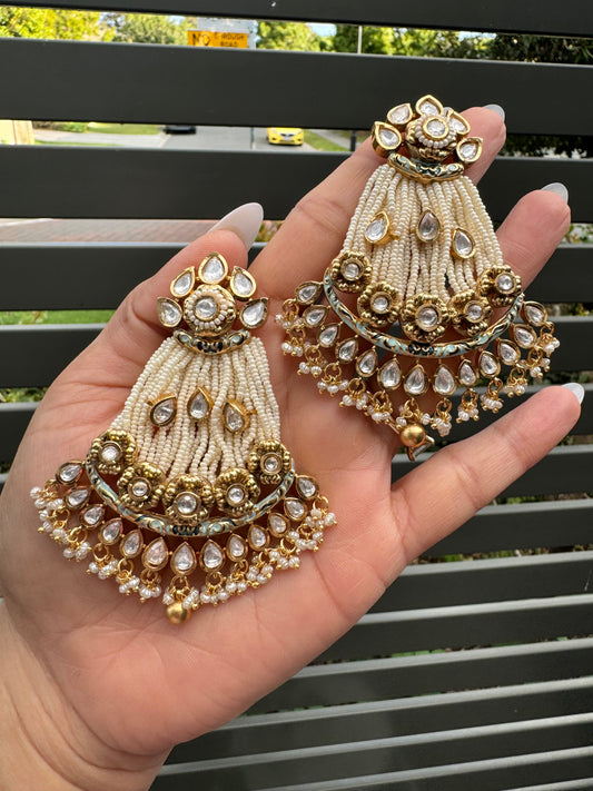 FMC2559 - Uncut Kundan Earrings