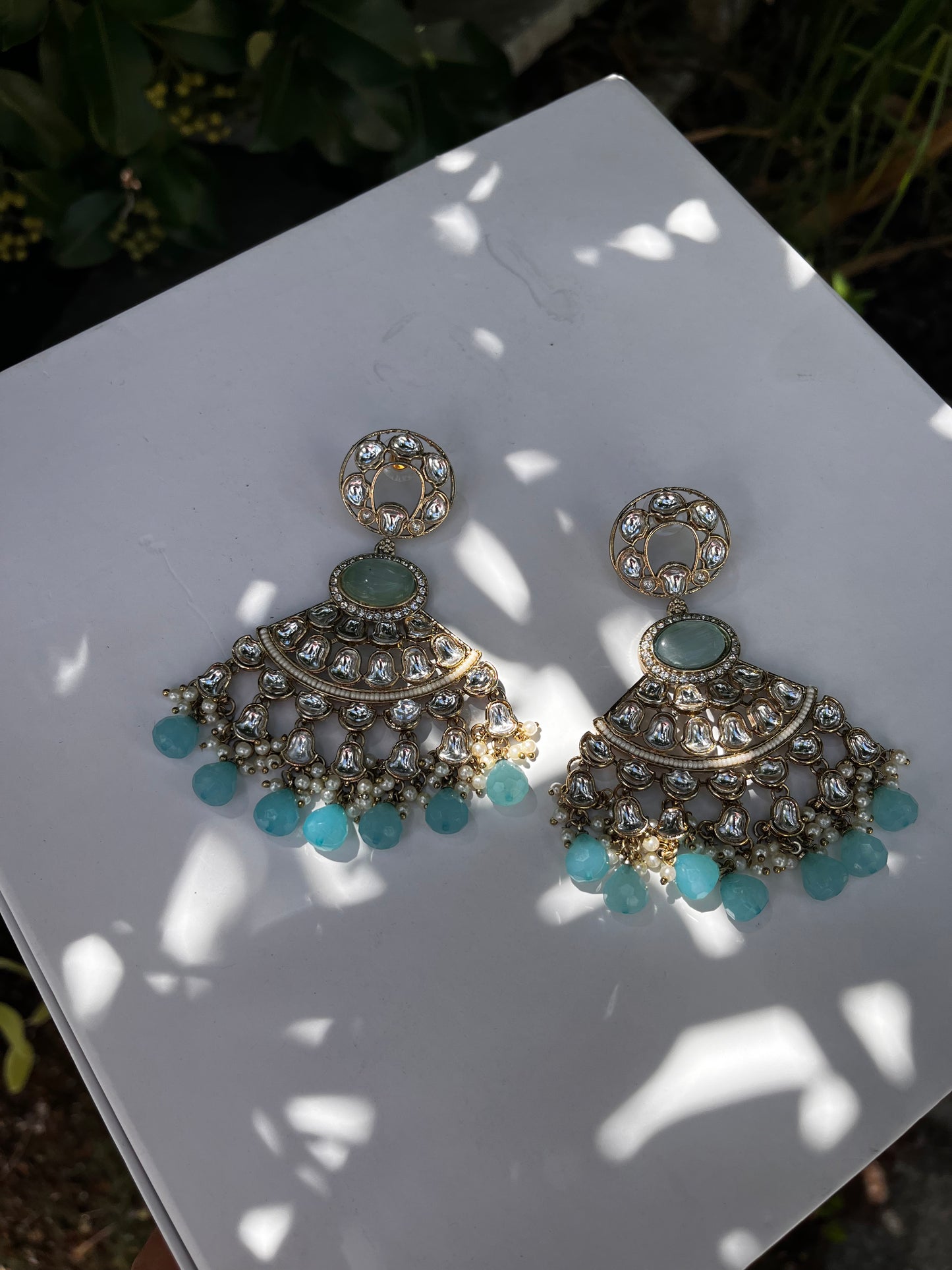 FMC118 - Kundan Earrings - $9 OFF