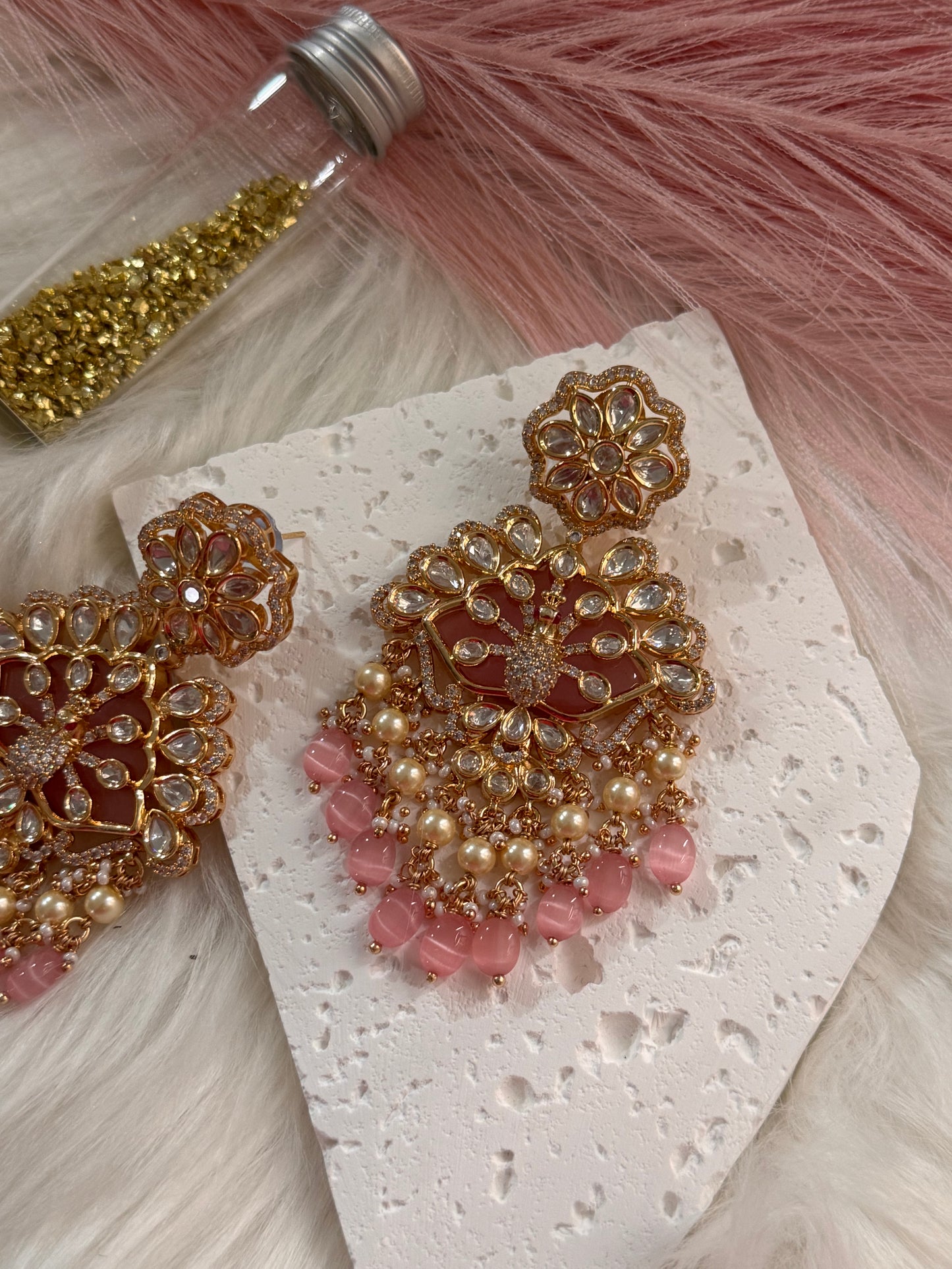 FMC2640 - Uncut Kundan Earrings