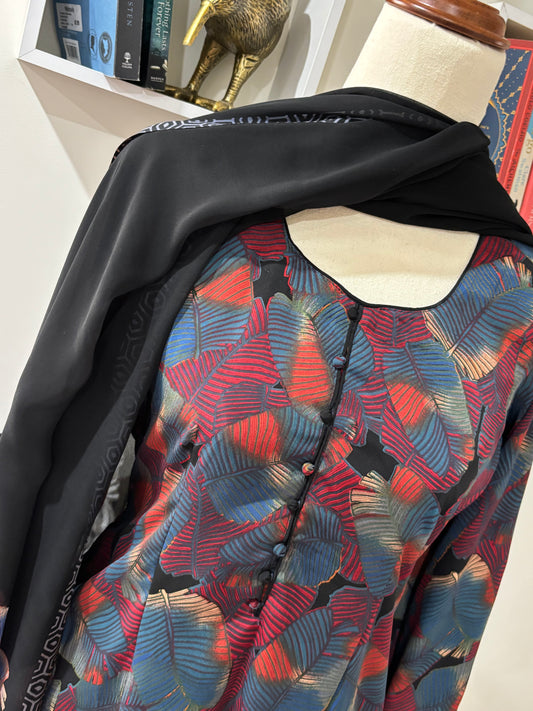 Digital Printed Crepe Pant Suit