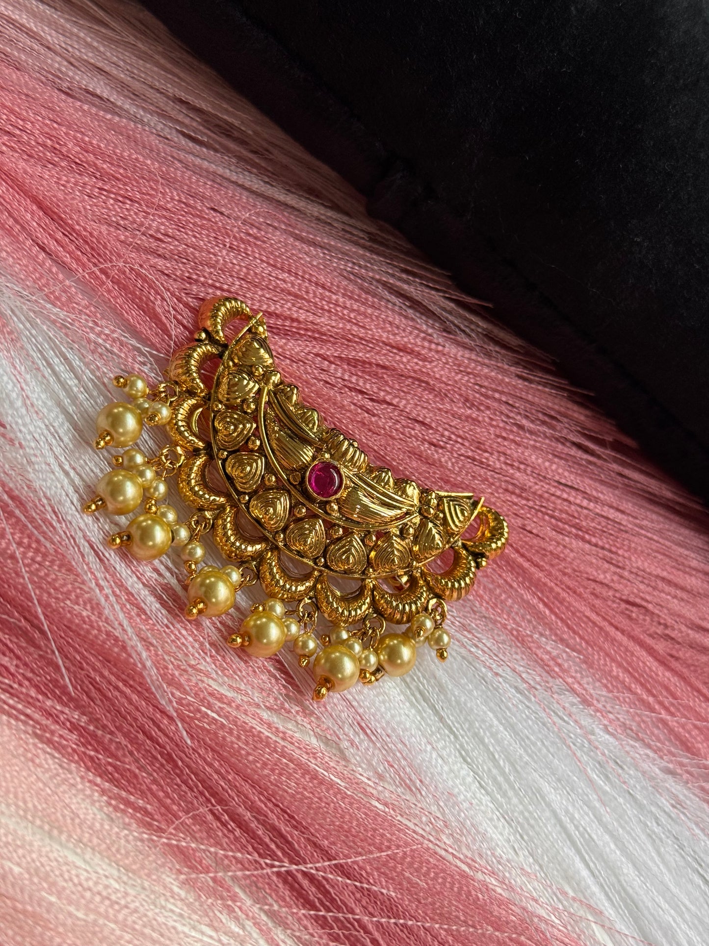 FMC1021 - Antique Gold Plated Hair Clip