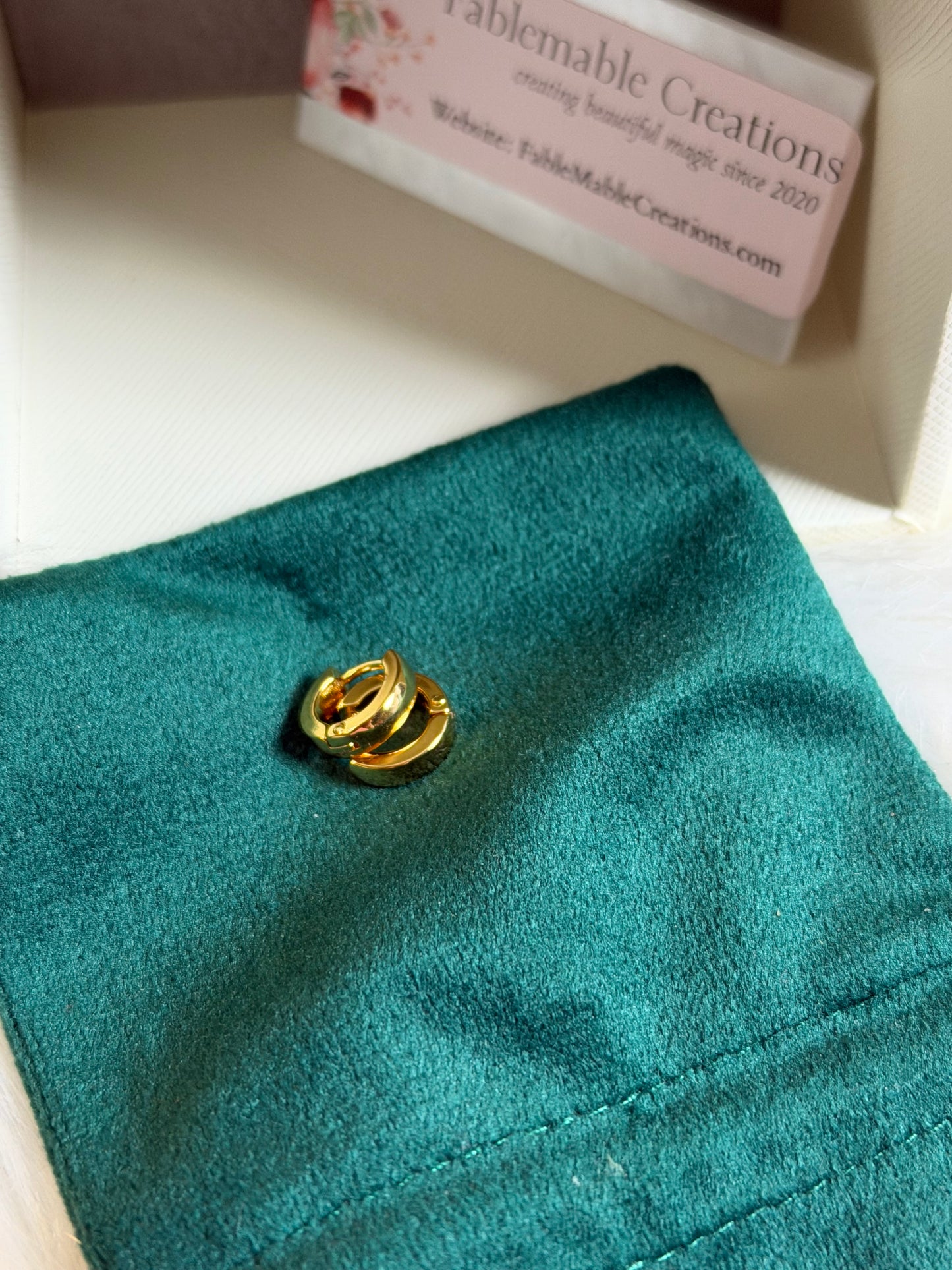FMC509 - Gold Plated Hoops