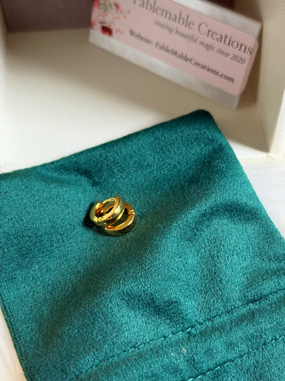 FMC509 - Gold Plated Hoops