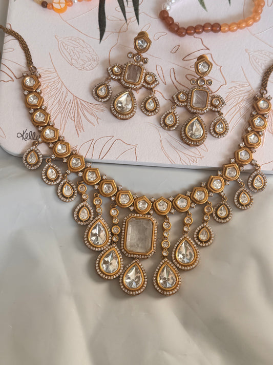 FMC2075 - Uncut Kundan Necklace