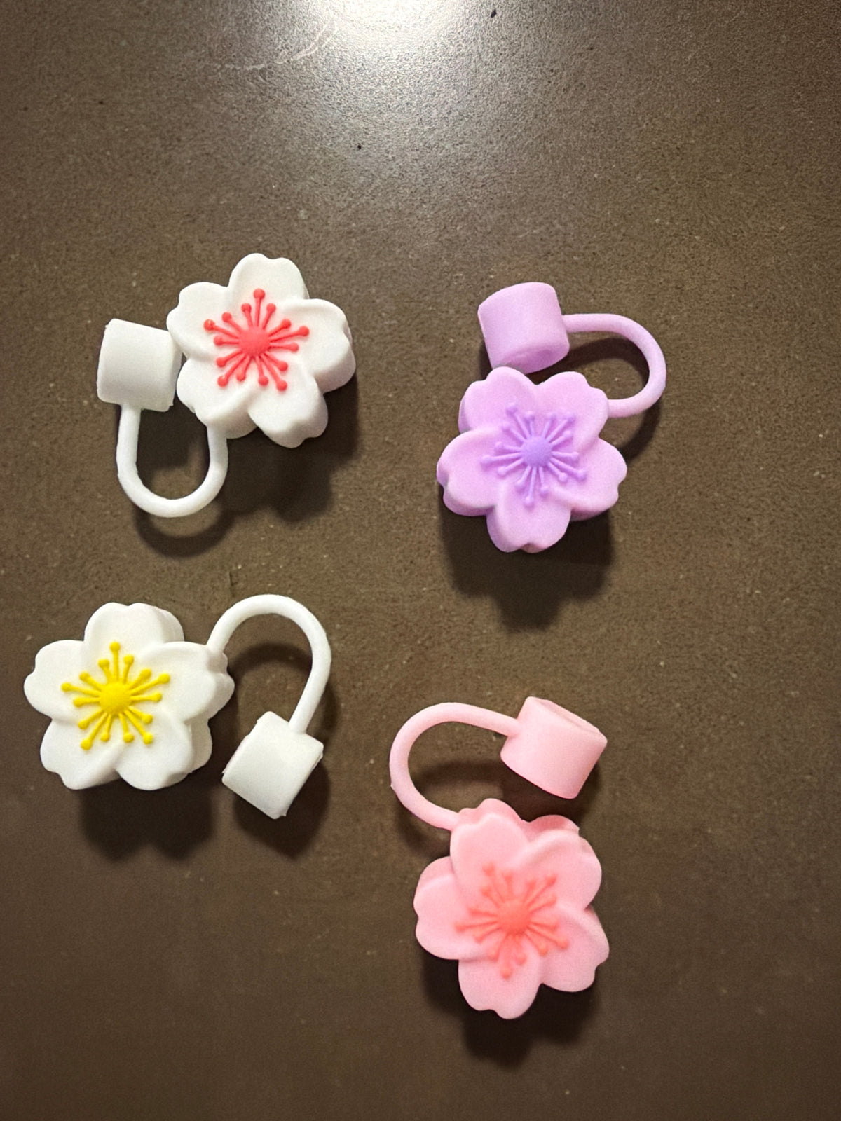 Straw Cap - Random Flower