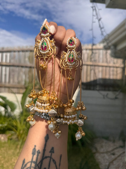 FMC1451 - Brass (Kashmiri) Earrings