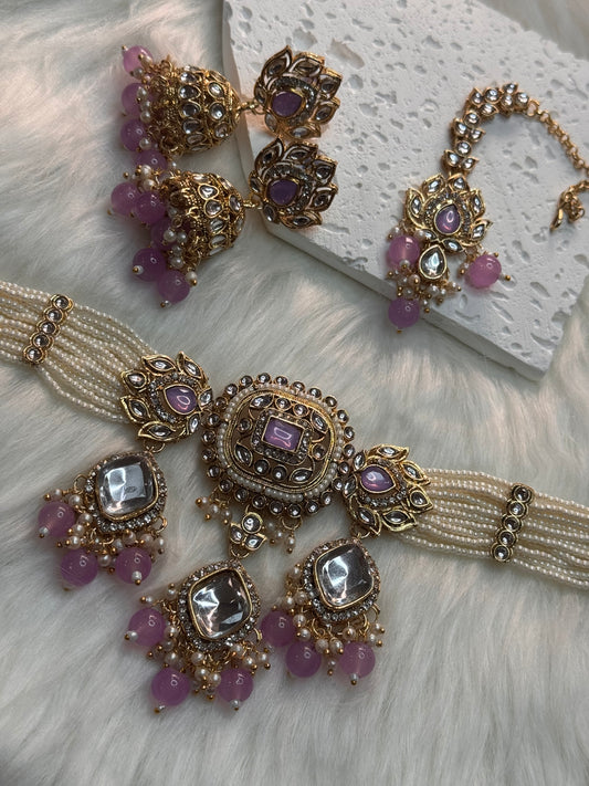 FMC525 - Kundan Chokar Necklace