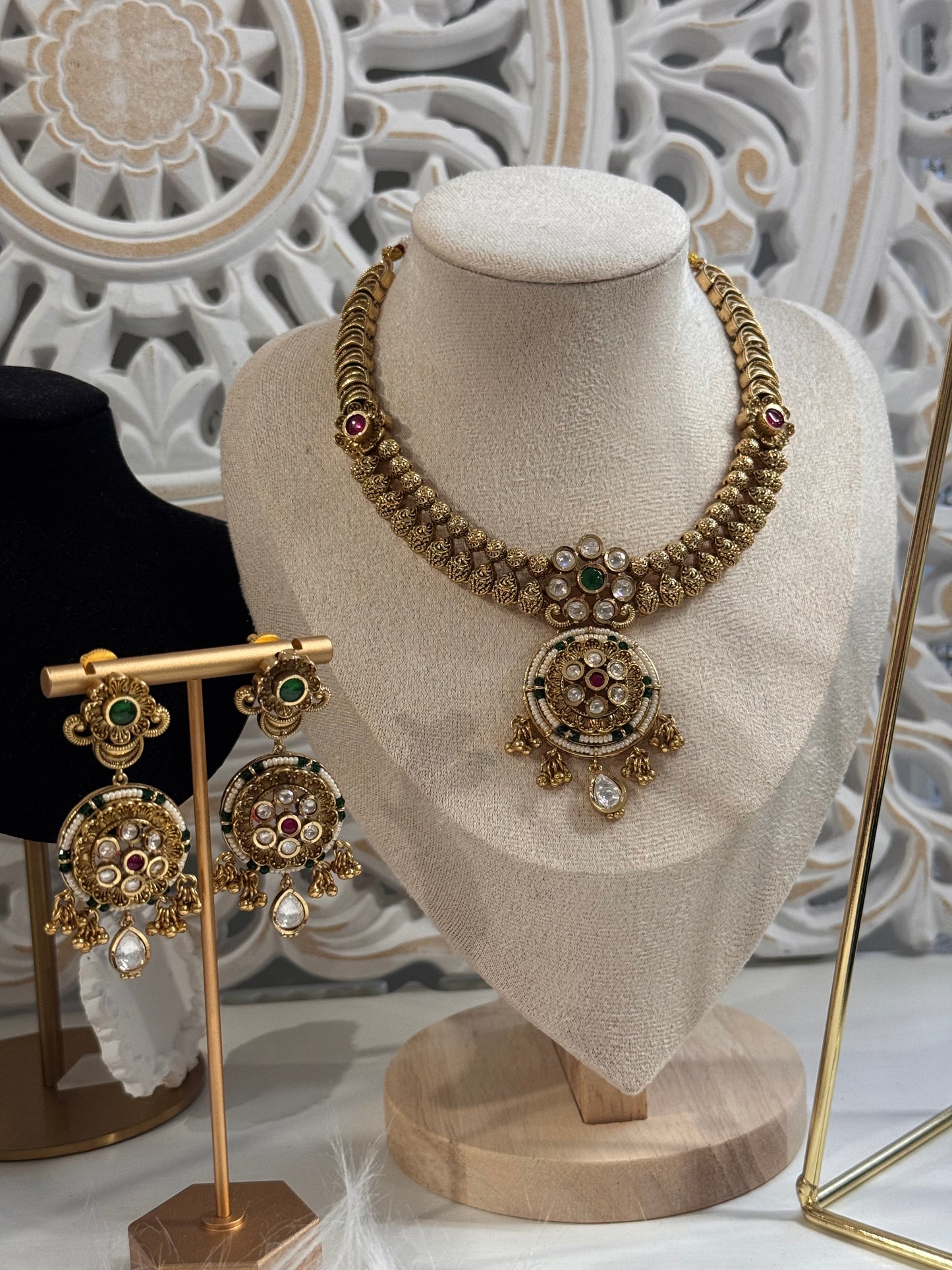 FMC3617 - Rajwada Gold Plated Necklace