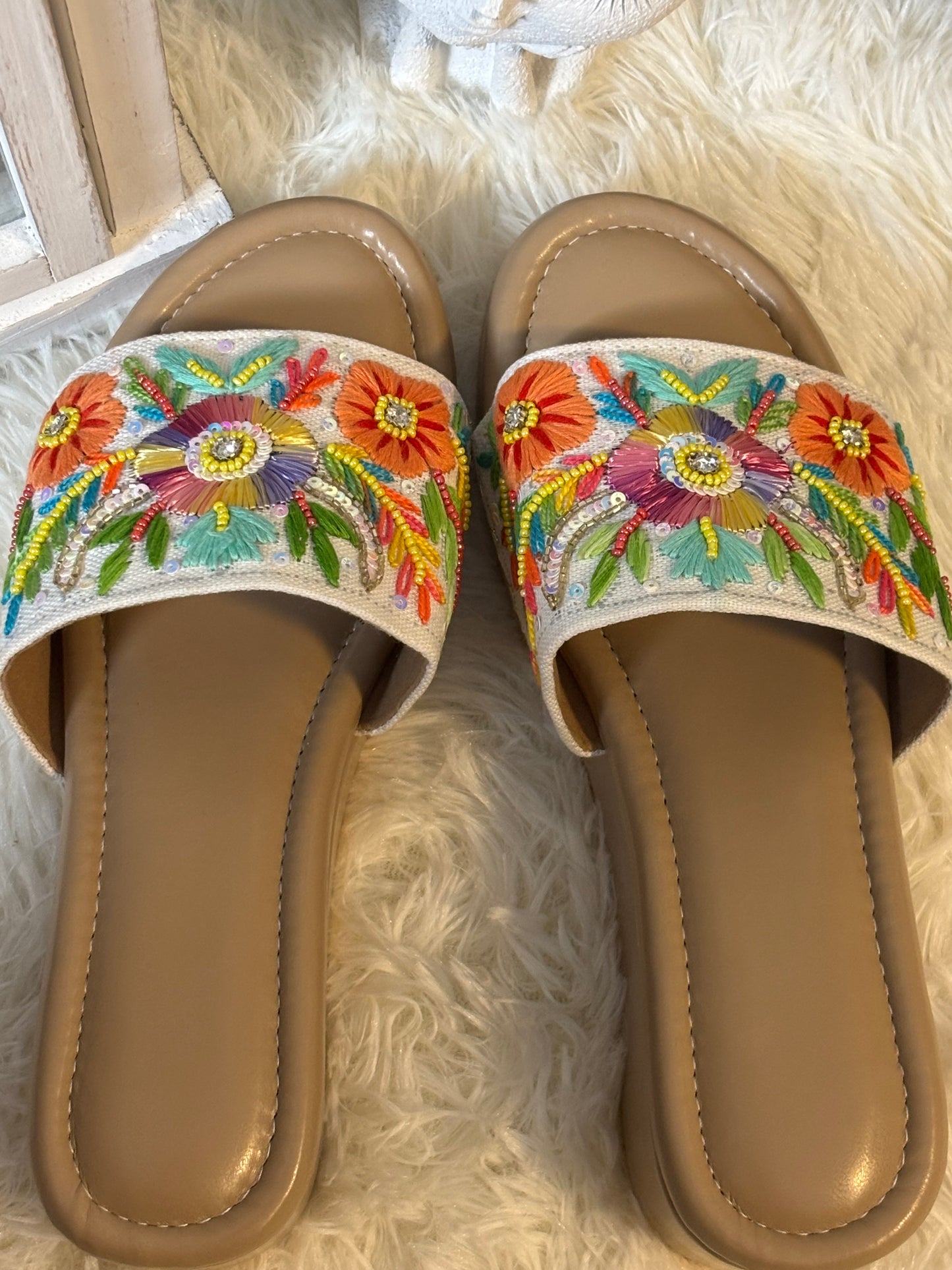 FMC2002 - Hand Embroidered Platform Heels