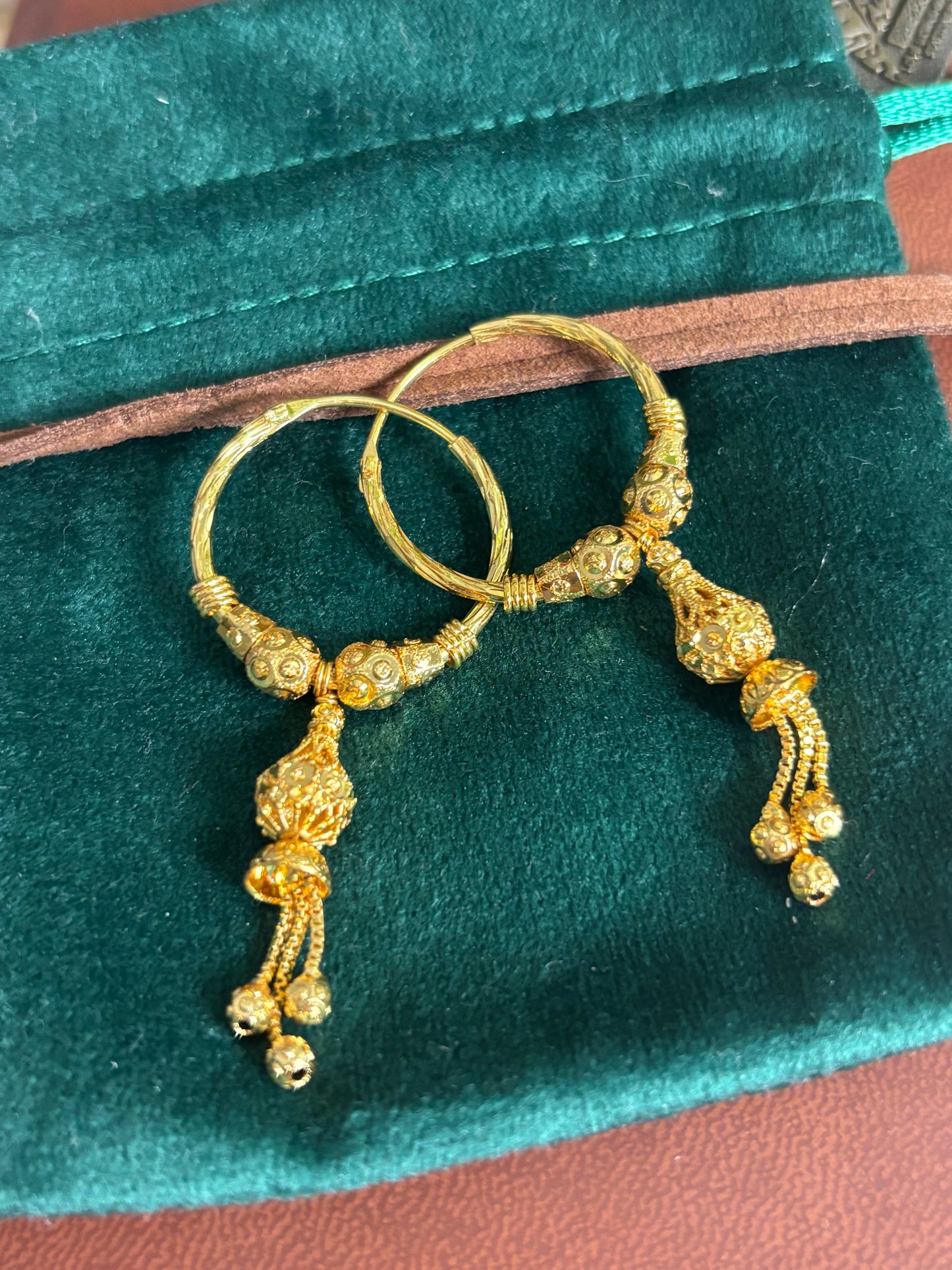 FMC9060 - Gold Plated  Traditional Hoops
