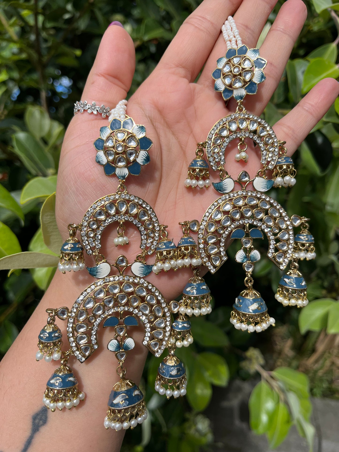 FMC245 - Kundan Earrings - $10 OFF