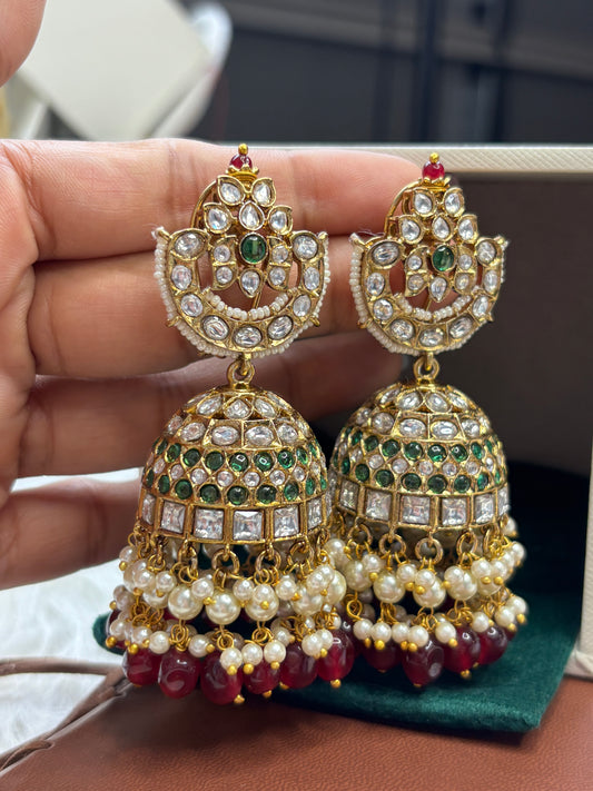 FMC2695 - Bikaneri Pachi Kundan Jhumki