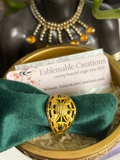 FMC1908 - Gold Plated Ring