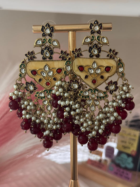 FMC675 - Kundan Earrings