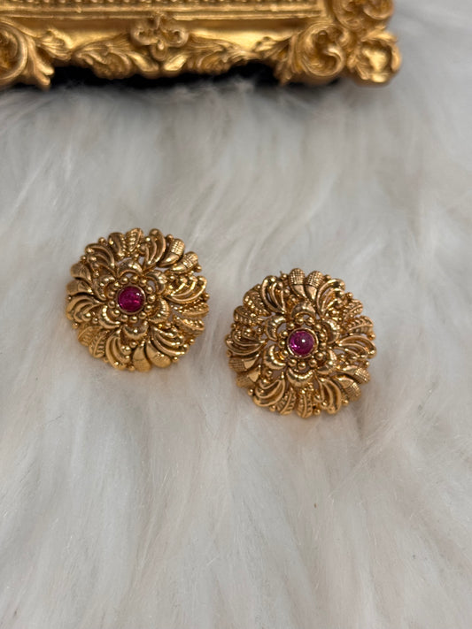 FMC1213 - 2 Gram Gold Plated Stud Earrings