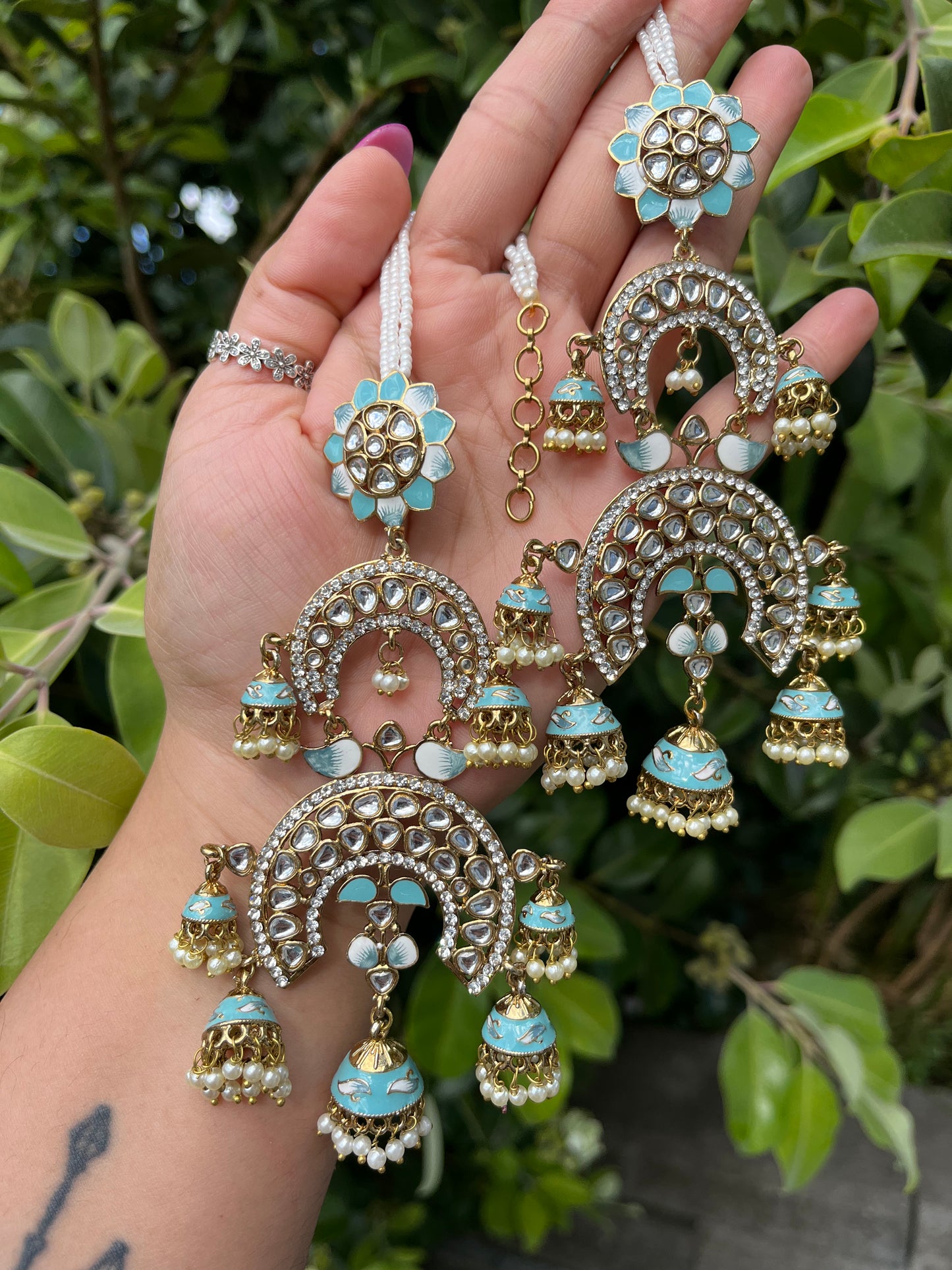 FMC245 - Kundan Earrings - $10 OFF