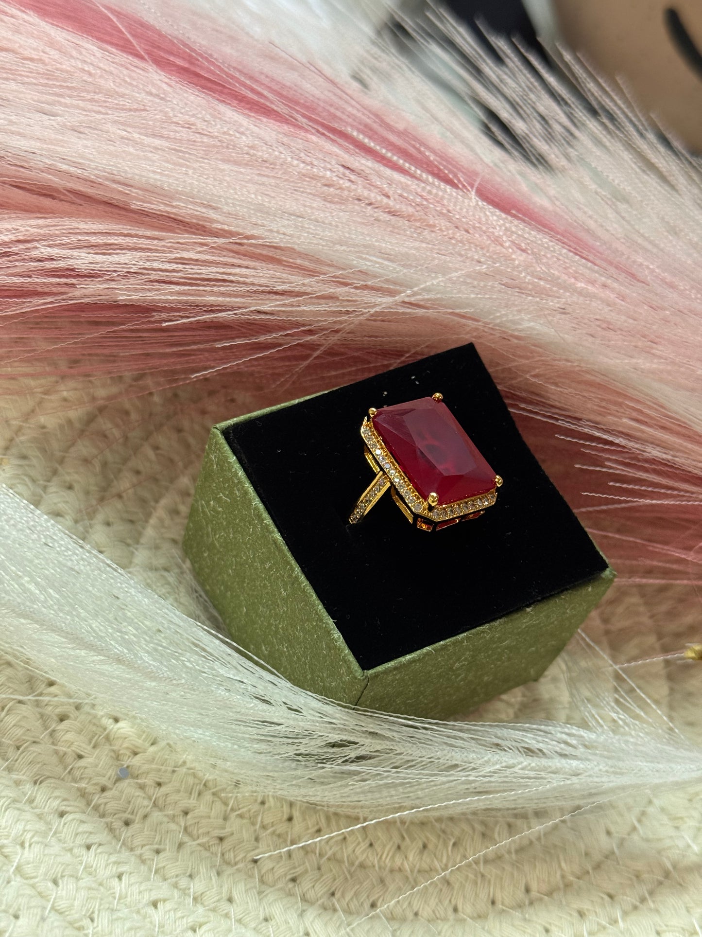 FMC864 - Statement Gold Plated Ring