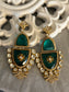 FMC1789 - Mossanite Kundan Earrings