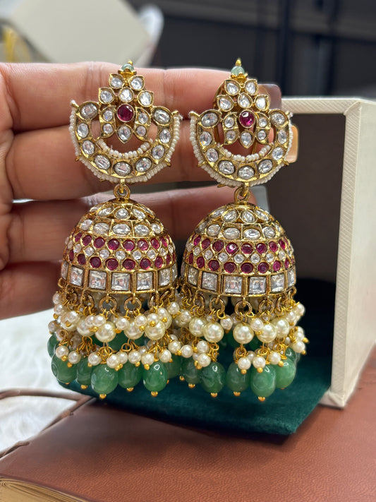 FMC2695 - Bikaneri Pachi Kundan Jhumki
