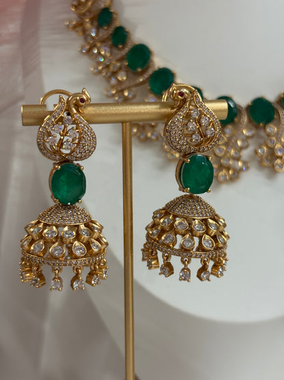 FMC4475 - Uncut Kundan Necklace Set