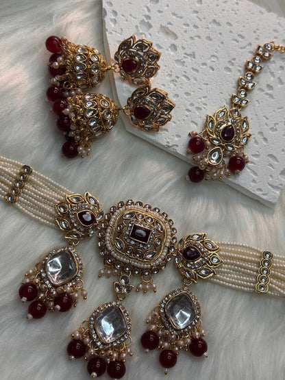 FMC525 - Kundan Chokar Necklace